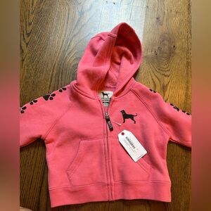 Black Dog zipper sweatshirt size 2 T